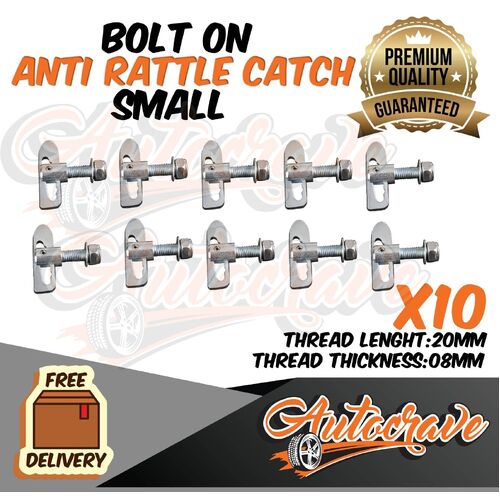 10x Small Anti Rattle Latch Luce Small Bolt On Luse Trailer Truck Ute Tailgate