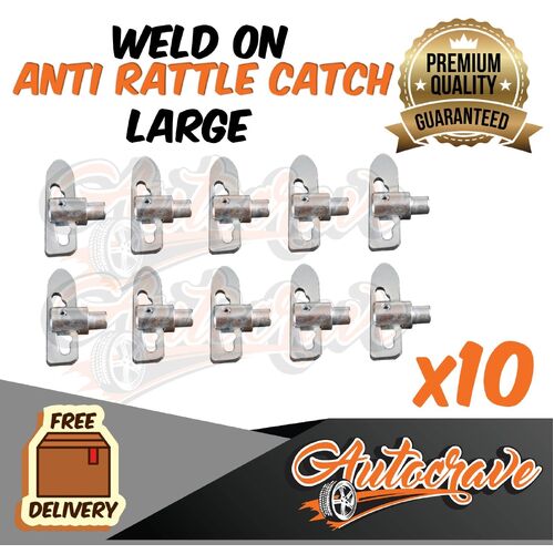 10x Anti Rattle Latch Weld On Large Luse Gravity Trailer Ute Truck Tailgate