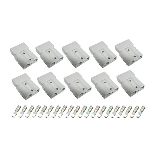 10 x Anderson Style Plug Connectors 50 Amp 12-24V 6Awg Dc Power Tool LED Lights