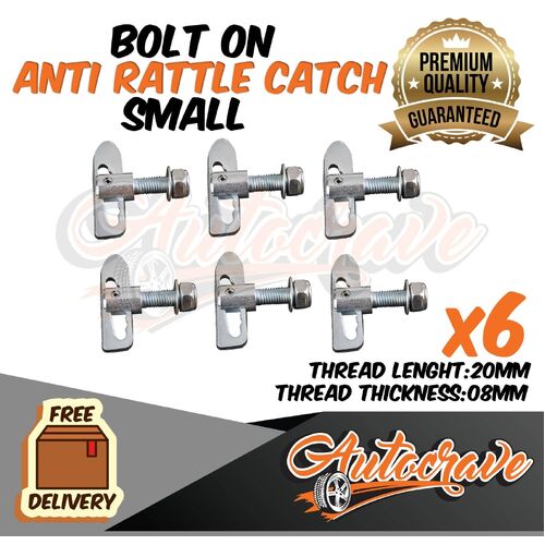 6x Small Anti Rattle Latch Luce Small Bolt On Luse Trailer Truck Ute Tailgate