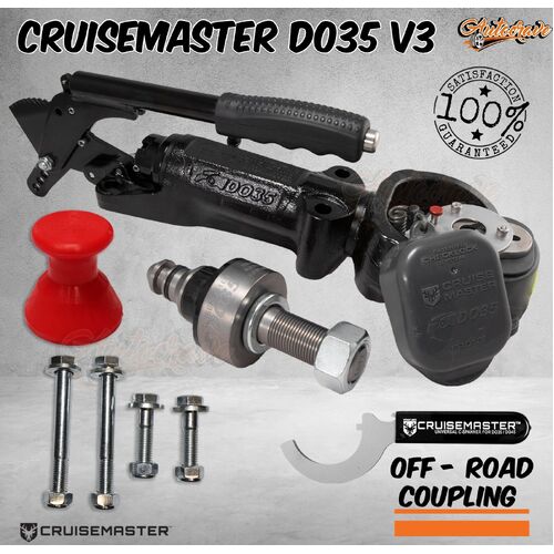 Brand New Cruisemaster Do35-V3Plus3.5T Coupling Hitch With Bolt Kit &Hand Brake