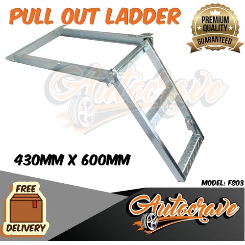 4x4 Ute Caravan RV Trailer Utility Ladder Motor Home Truck Door Folding Step M3