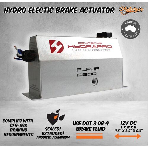 Hydraulic Electric Brake Actuator Boat Trailer Converter Caravan Hydrapro Unit