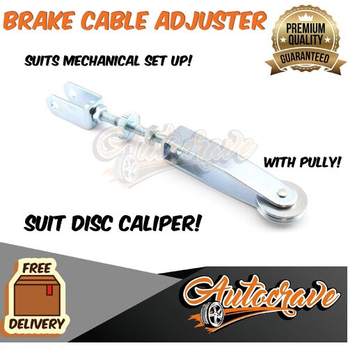 Trailer Brake Pully Cable Adjuster Wire Caravan Mechanical Disc Brake Calipers