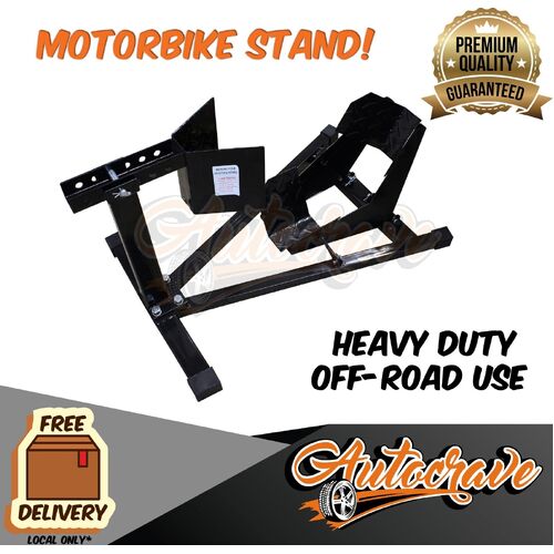 Trailer Motorbike Motor Motorcycle Stand Adjustable Offroad Heavy Duty Wheel