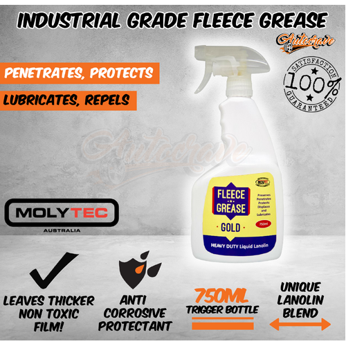 Molytec Fleece Grease Gold Industrial Lubricant For Heavy Duty Applications