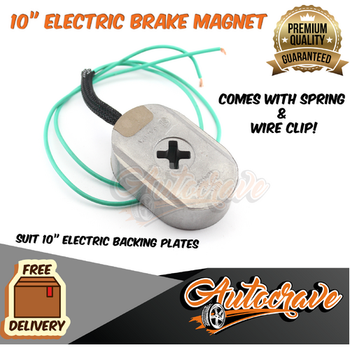 Trailer Magnet 10" Electric Backing Plate Magnet Caravan Boat Brake Magnet