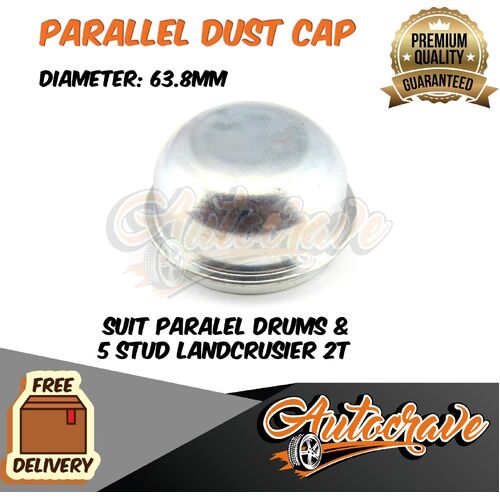 Trailer Hub Drum Disc Parallel Cap Caravan Axle Dust Cap Grease Bearing Protect