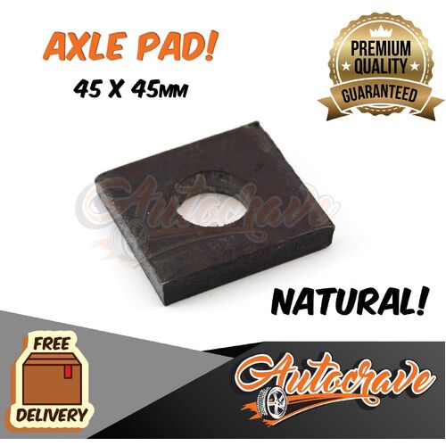 Axle Pad Trailer Natural 45 x 45mm Axle Jet Ski Boat Caravan Ute -8mm Thickness