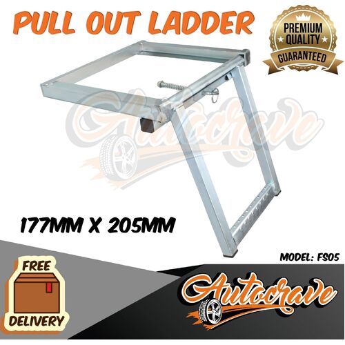 Truck Door Carava Ute Trailer Folding Step 4x4 RV Utility Ladder Motor Home M5