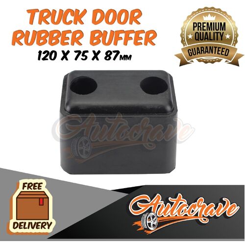 Rubber Buffer Bump Block Premium Quality - 120x75mm Truck Door, Trailer