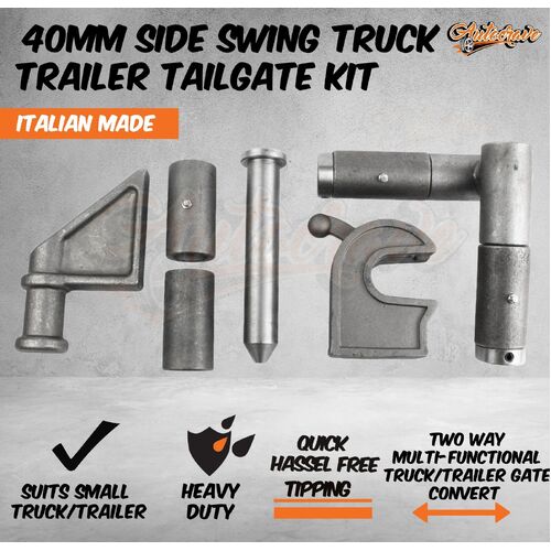 40mm Side Swing Truck Trailer Body Kit Hardware Tailgate Bush Collar Clip Bar