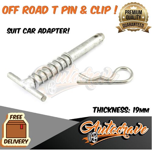 Off Road Poly Block Override Coupling Trailer Caravan Poly Block T Pin R-Clip